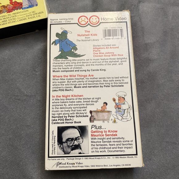 Where The Wild Things Are And The Little Engine That Could Vintage VHS Tapes - Picture 6 of 7